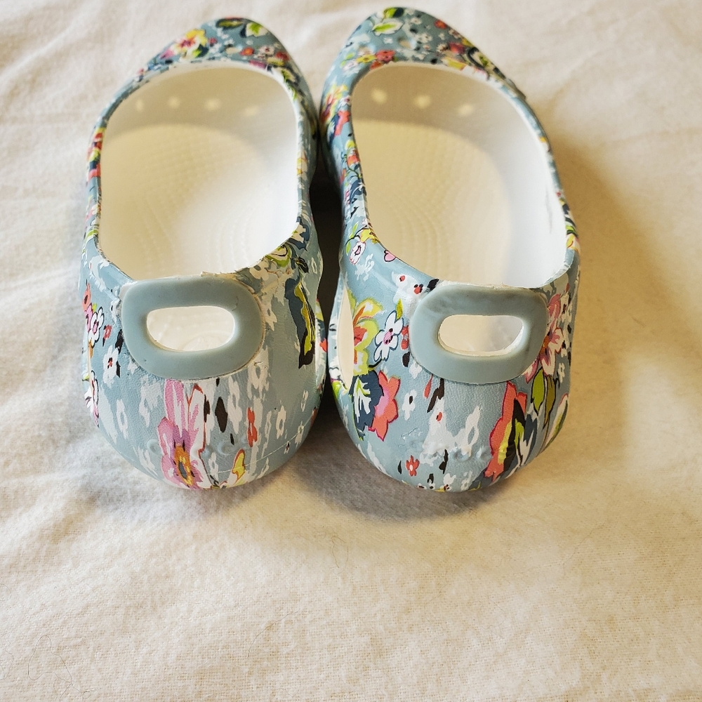 Vera Bradley x Crocs Kadee White Floral Ballet Flats Size 5 - Picture 5 of 16